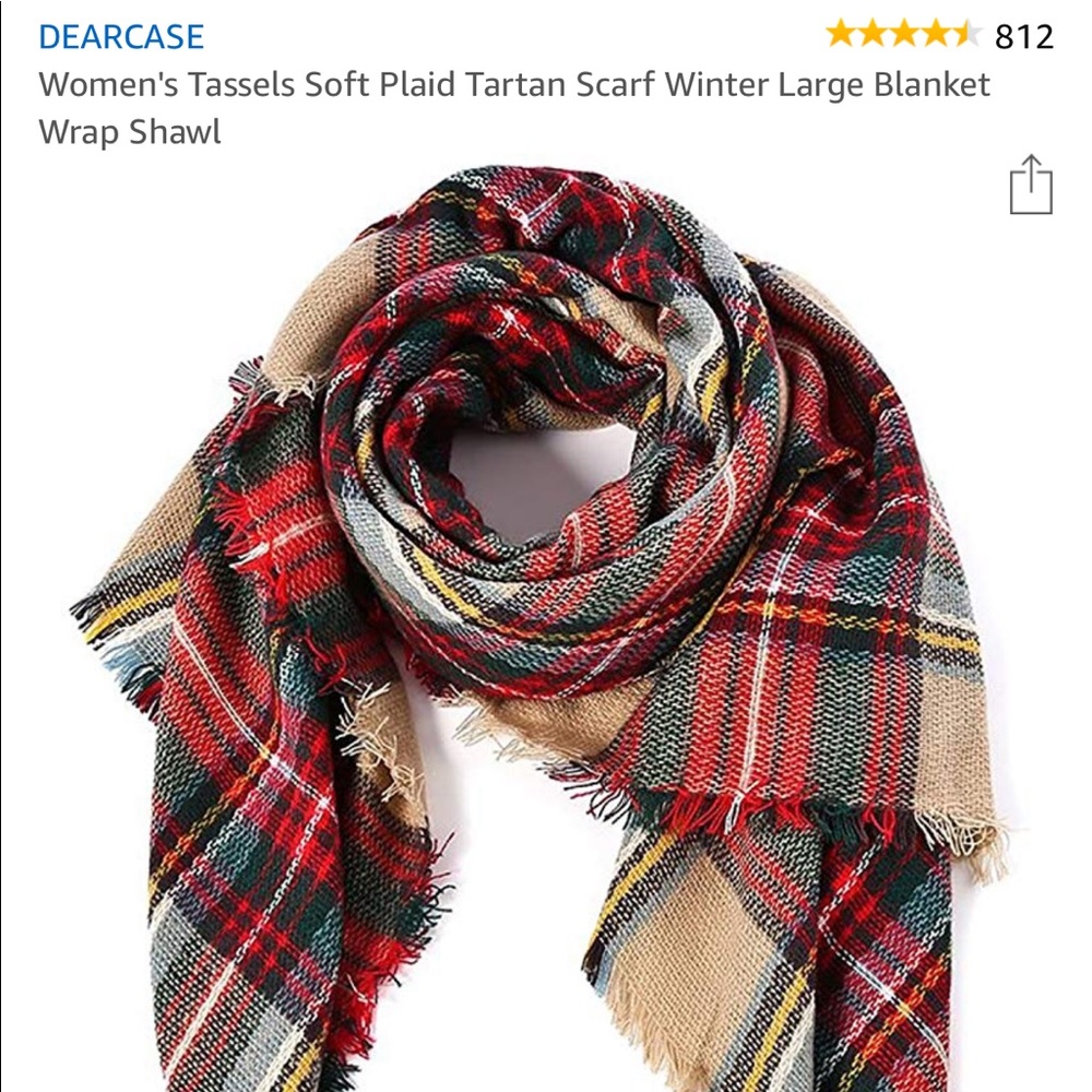 Blanket Scarf Plaid